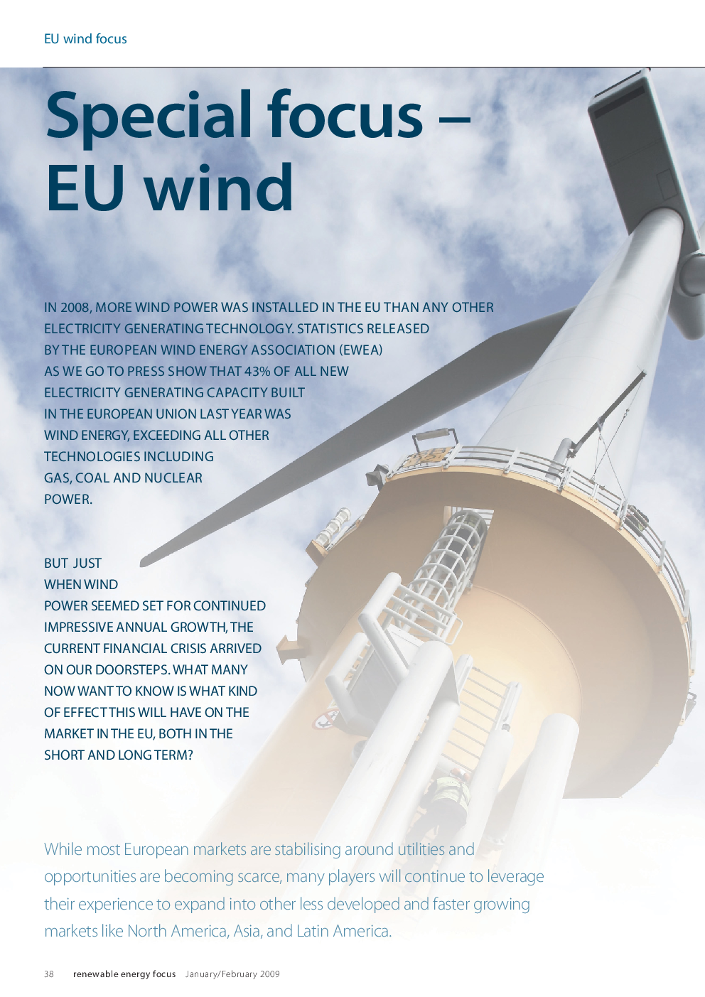 Special focus - EU wind