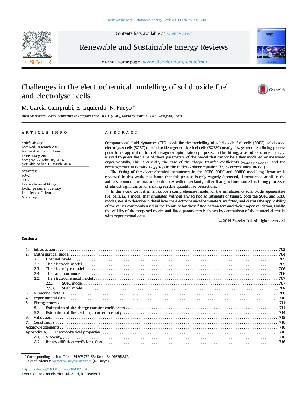 Challenges in the electrochemical modelling of solid oxide fuel and electrolyser cells