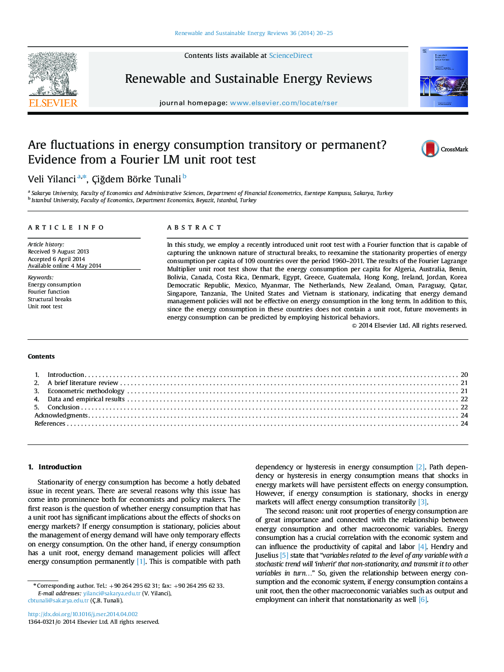 Are fluctuations in energy consumption transitory or permanent? Evidence from a Fourier LM unit root test