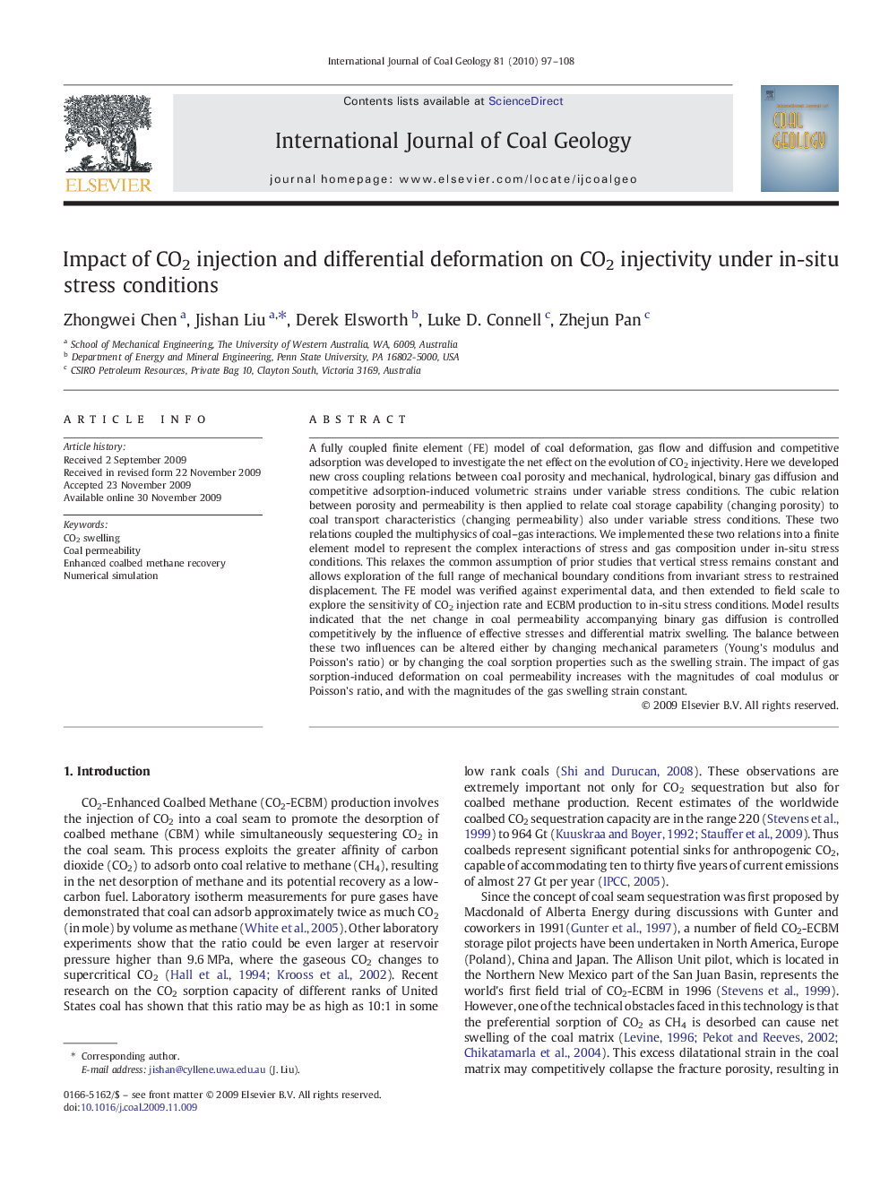 Impact of CO2 injection and differential deformation on CO2 injectivity under in-situ stress conditions