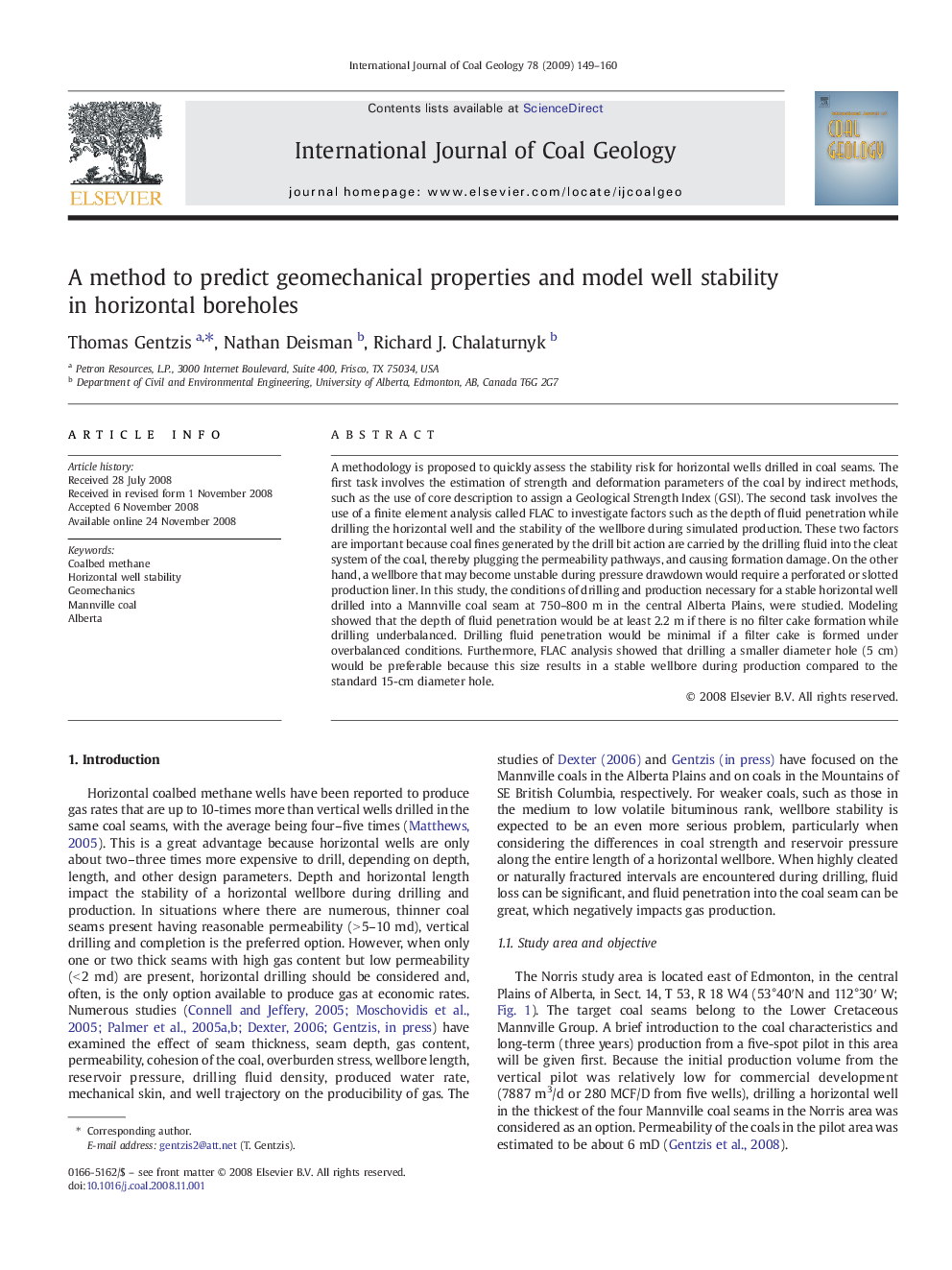 A method to predict geomechanical properties and model well stability in horizontal boreholes