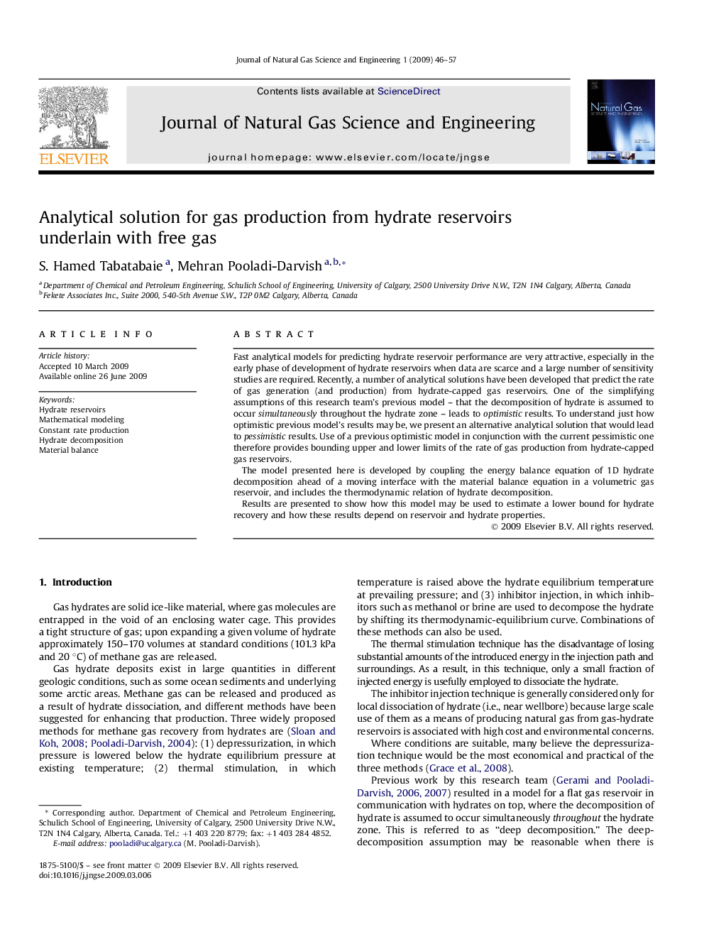 Analytical solution for gas production from hydrate reservoirs underlain with free gas