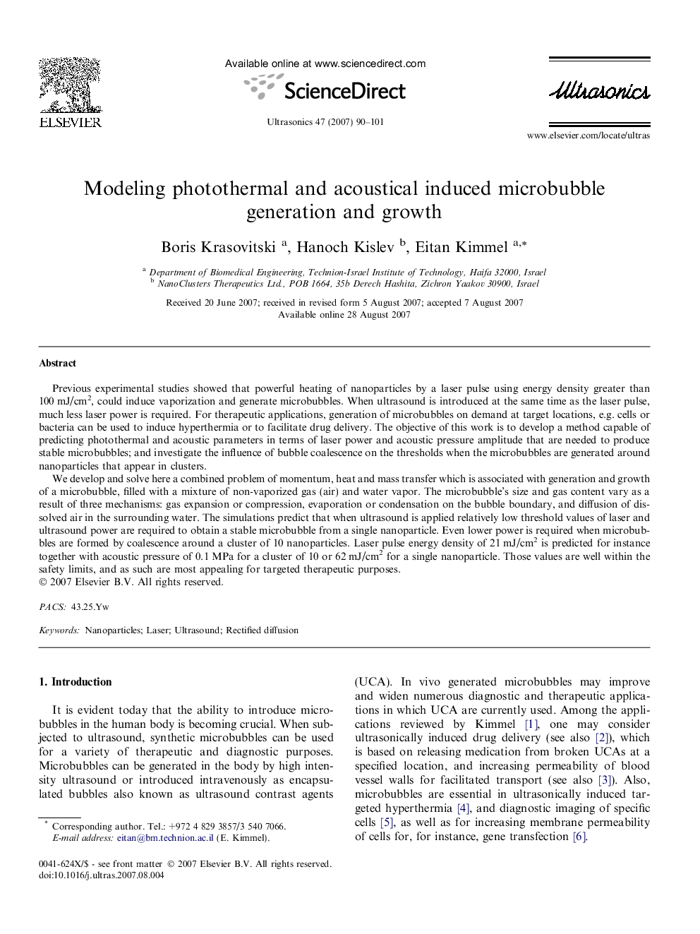 Modeling photothermal and acoustical induced microbubble generation and growth