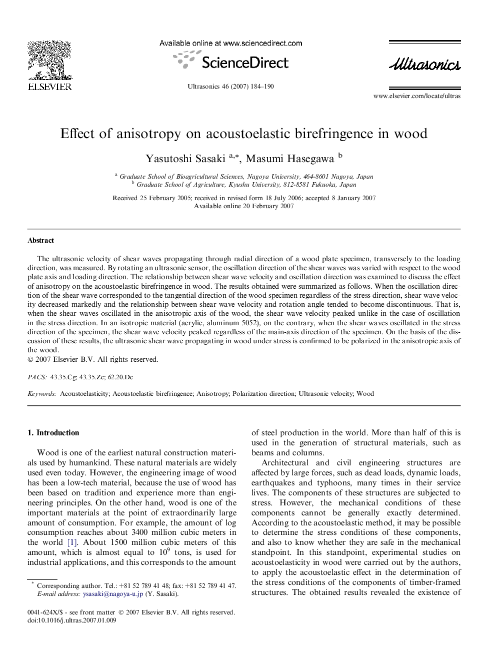 Effect of anisotropy on acoustoelastic birefringence in wood