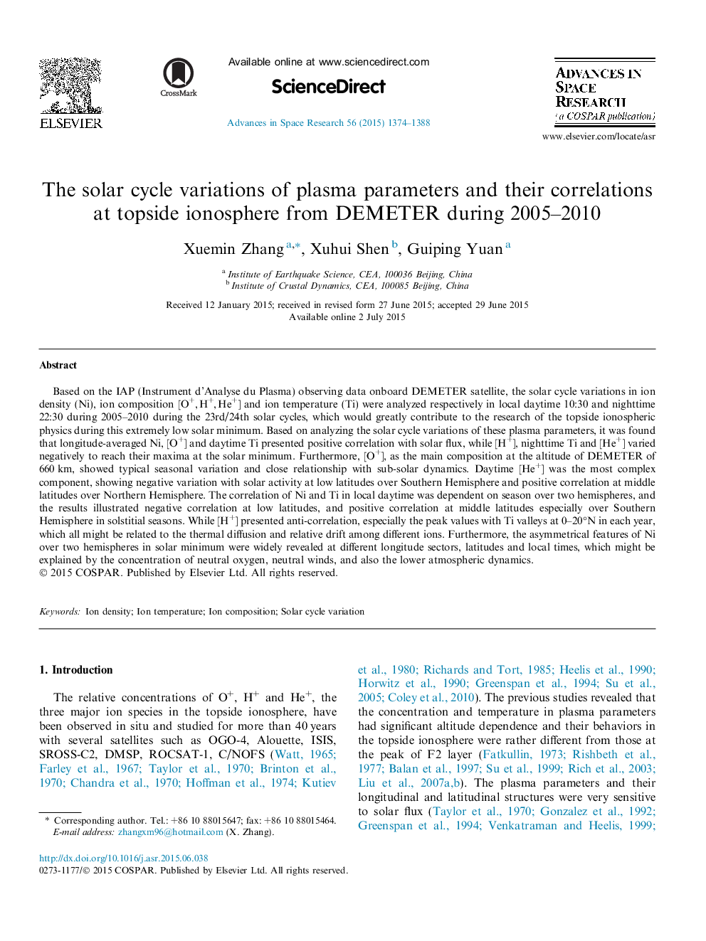 The solar cycle variations of plasma parameters and their correlations at topside ionosphere from DEMETER during 2005-2010