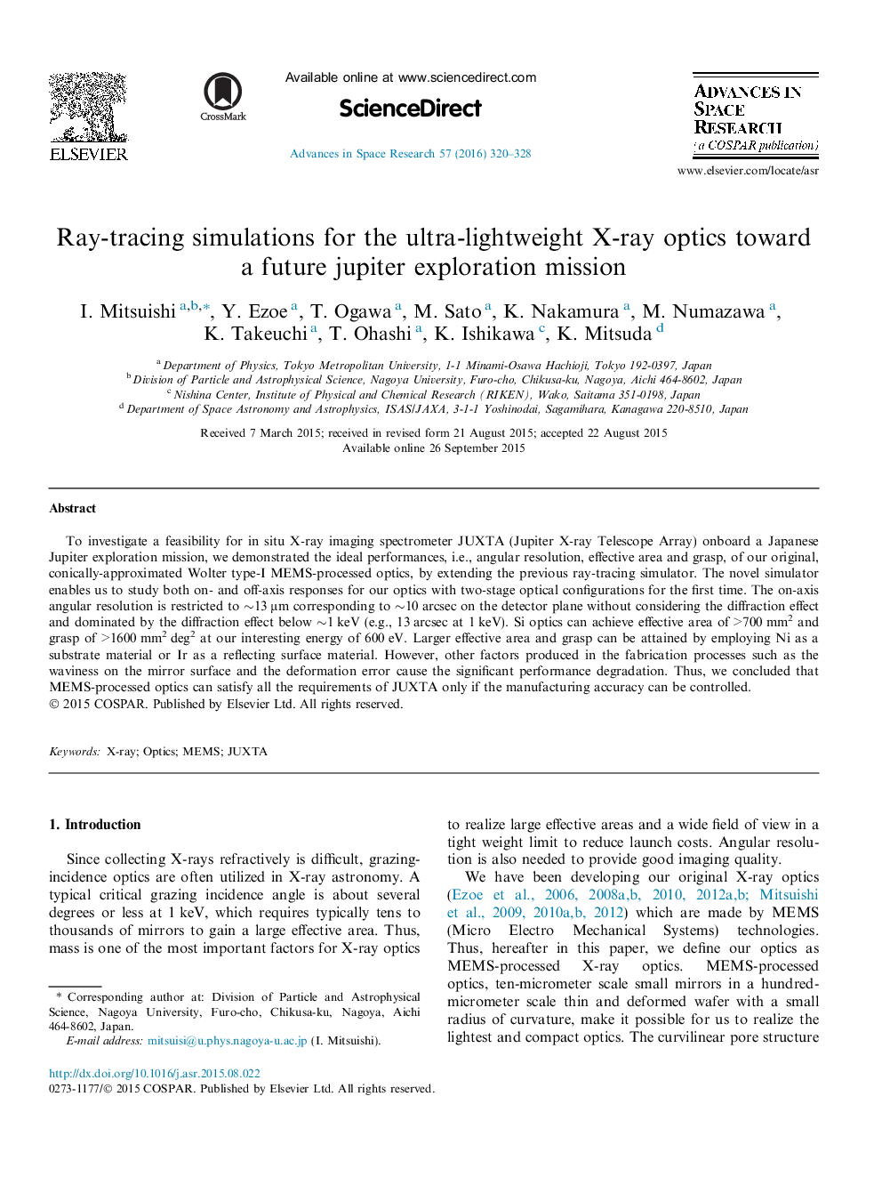 Ray-tracing simulations for the ultra-lightweight X-ray optics toward a future jupiter exploration mission