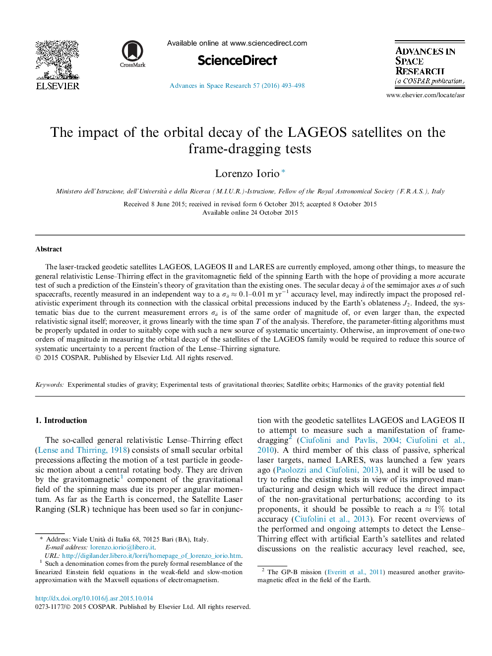 The impact of the orbital decay of the LAGEOS satellites on the frame-dragging tests