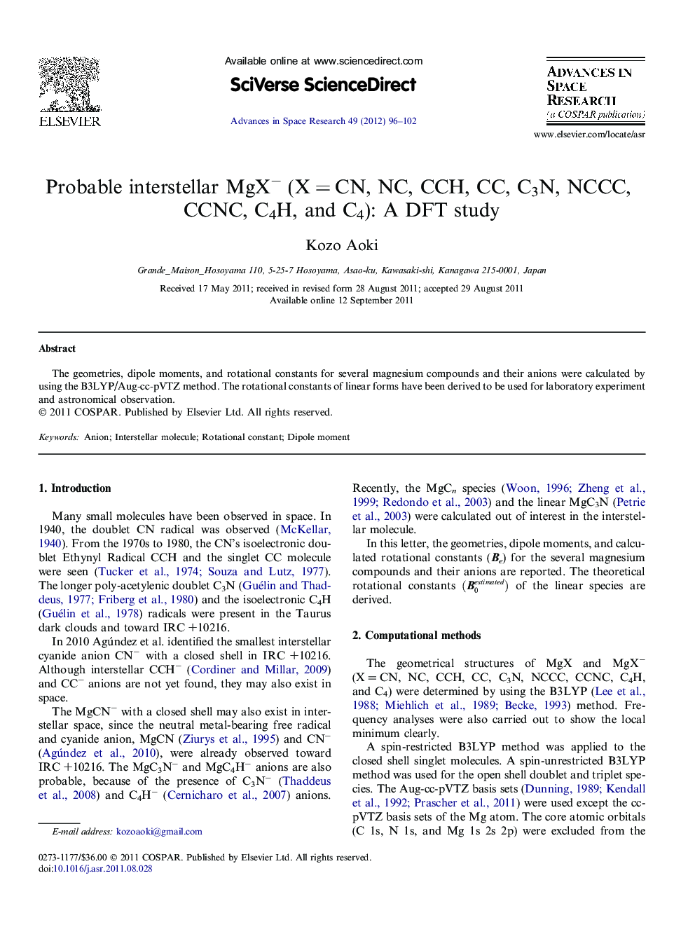 Probable interstellar MgX− (X = CN, NC, CCH, CC, C3N, NCCC, CCNC, C4H, and C4): A DFT study