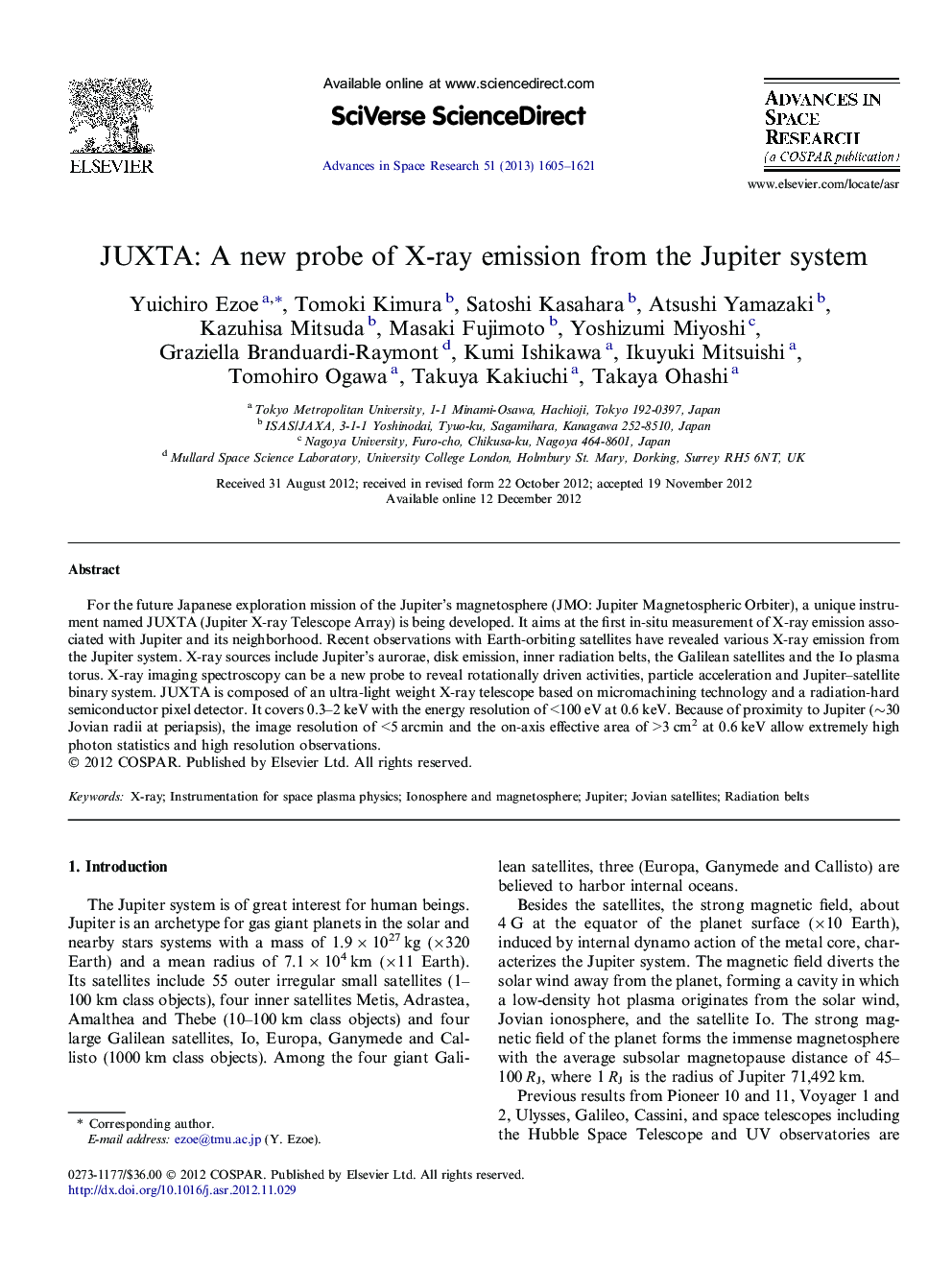 JUXTA: A new probe of X-ray emission from the Jupiter system