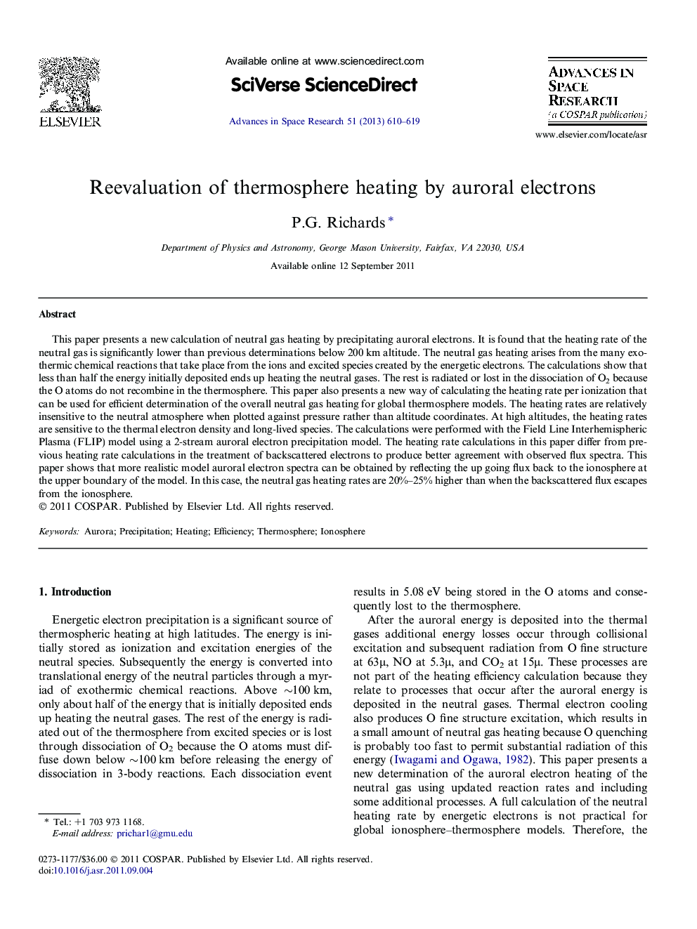 Reevaluation of thermosphere heating by auroral electrons