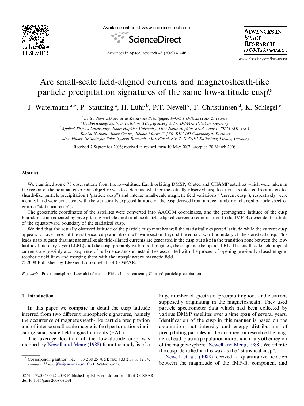 Are small-scale field-aligned currents and magnetosheath-like particle precipitation signatures of the same low-altitude cusp?