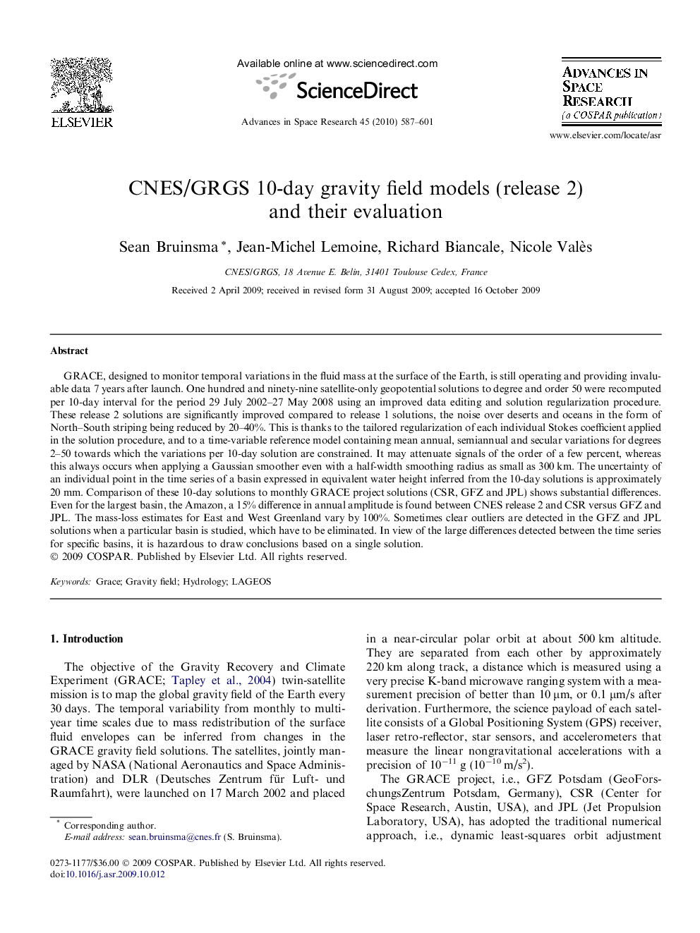 CNES/GRGS 10-day gravity field models (release 2) and their evaluation