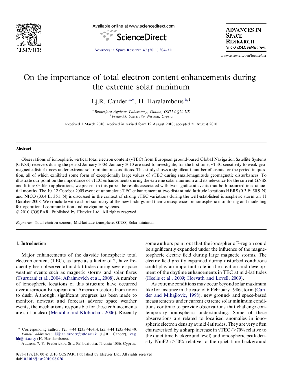 On the importance of total electron content enhancements during the extreme solar minimum