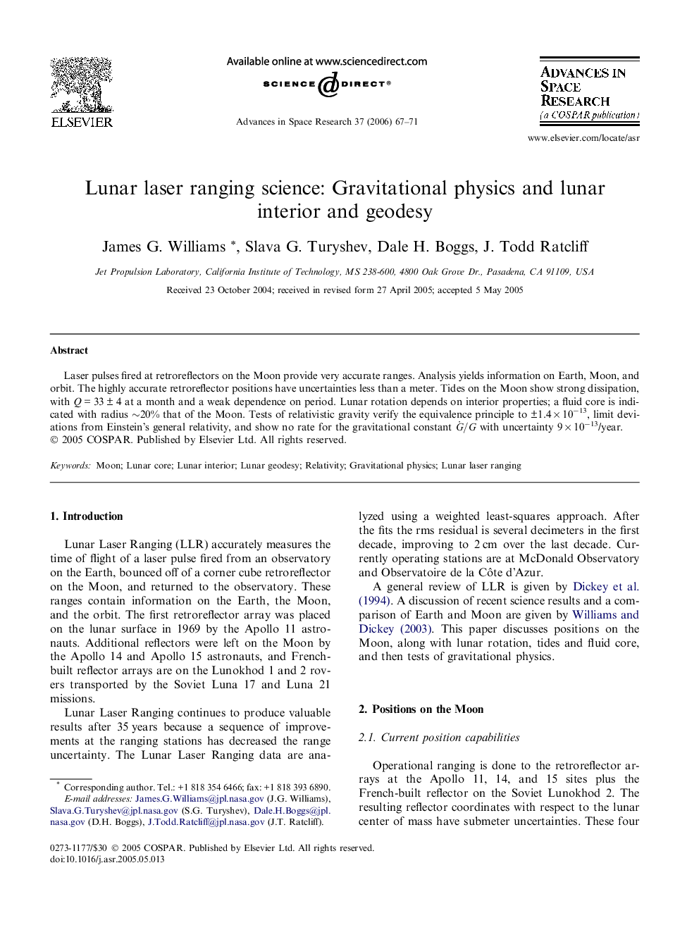 Lunar laser ranging science: Gravitational physics and lunar interior and geodesy