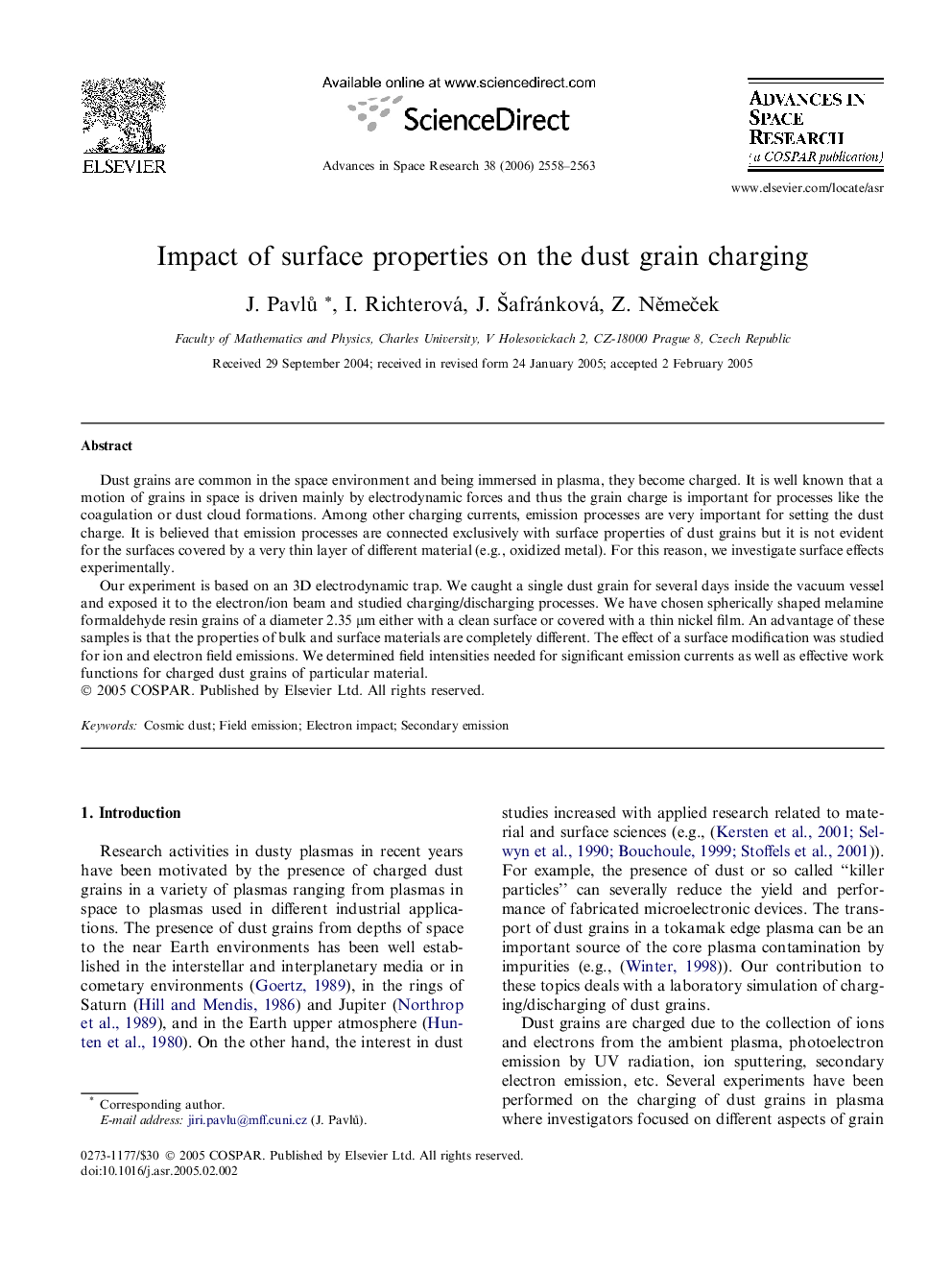 Impact of surface properties on the dust grain charging