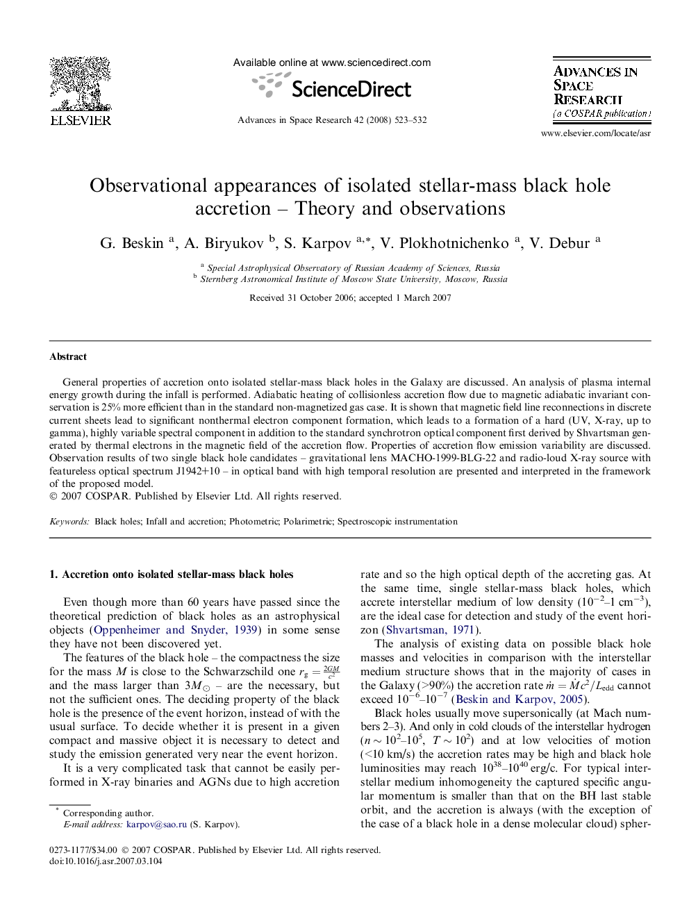 Observational appearances of isolated stellar-mass black hole accretion - Theory and observations