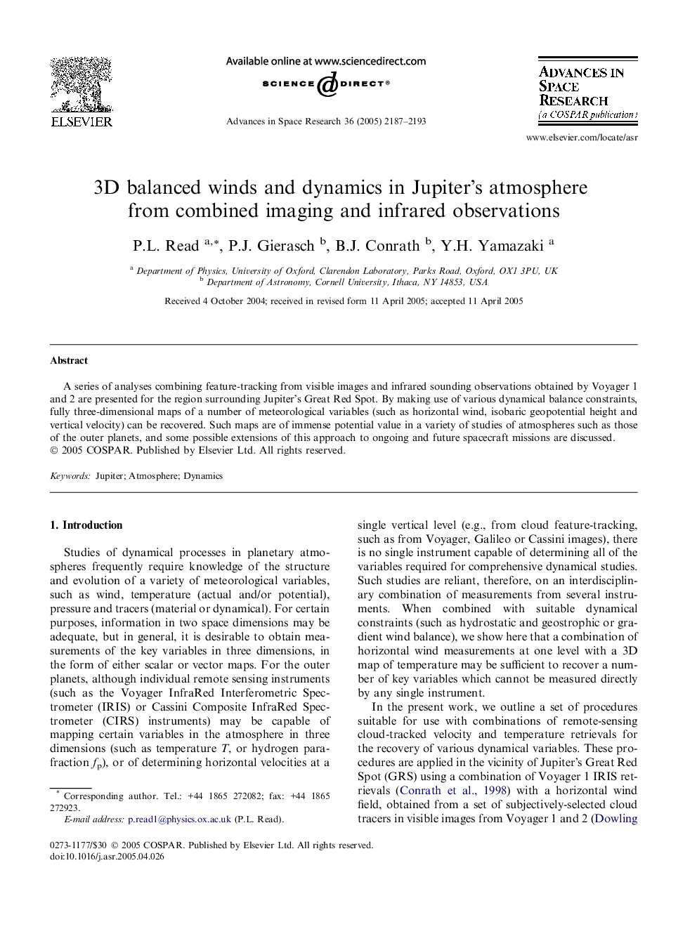 3D balanced winds and dynamics in Jupiter's atmosphere from combined imaging and infrared observations