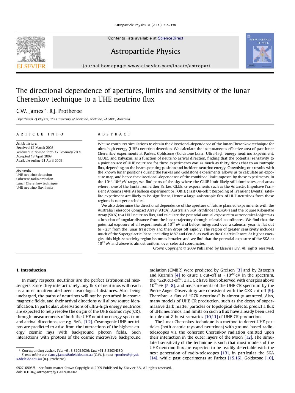 The directional dependence of apertures, limits and sensitivity of the lunar Cherenkov technique to a UHE neutrino flux