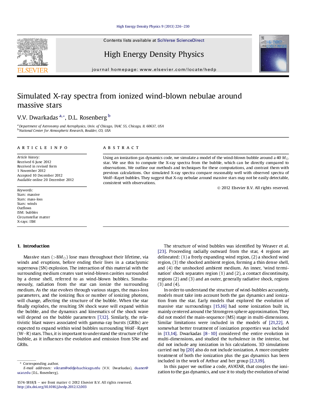 Simulated X-ray spectra from ionized wind-blown nebulae around massive stars