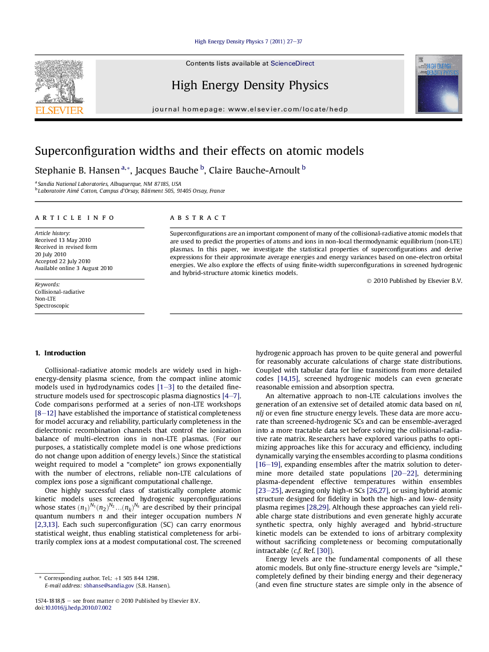 Superconfiguration widths and their effects on atomic models