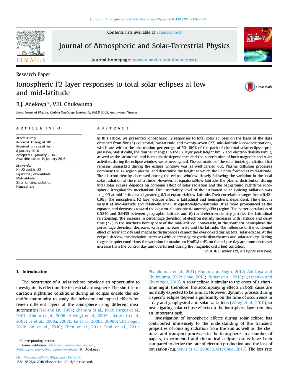 Ionospheric F2 layer responses to total solar eclipses at low and mid-latitude