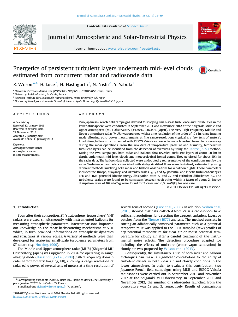 Energetics of persistent turbulent layers underneath mid-level clouds estimated from concurrent radar and radiosonde data