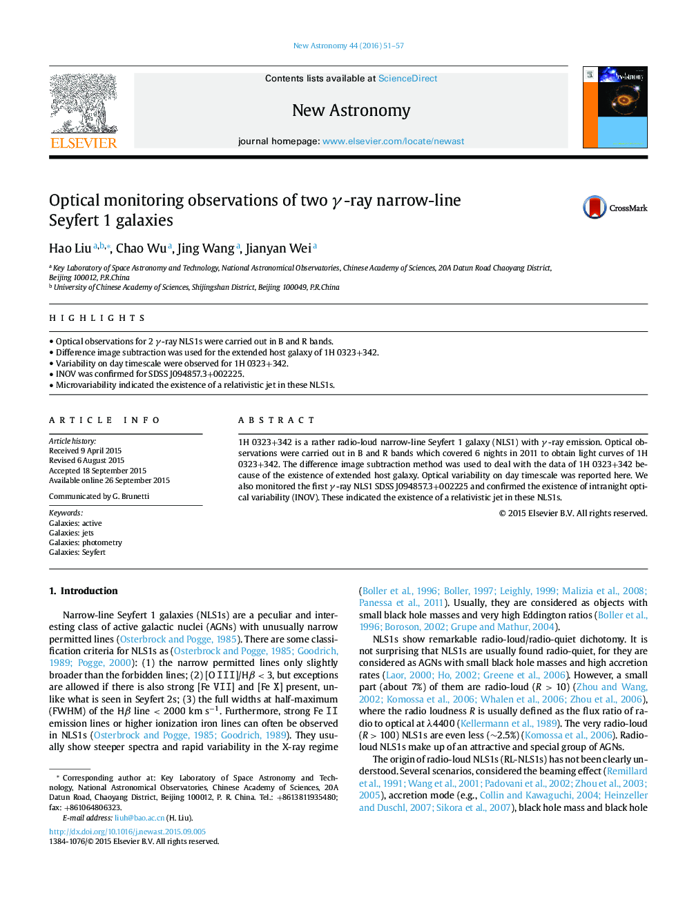 Optical monitoring observations of two Î³-ray narrow-line Seyfert 1 galaxies