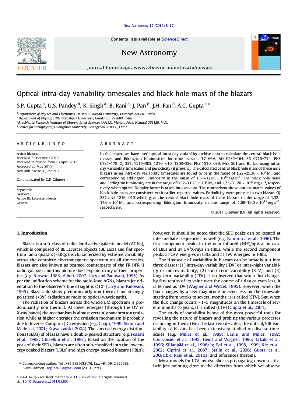 Optical intra-day variability timescales and black hole mass of the blazars