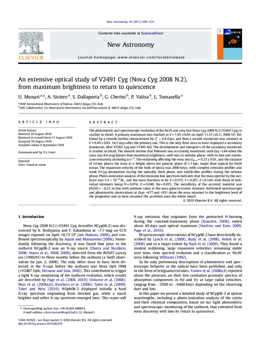 An extensive optical study of V2491 Cyg (Nova Cyg 2008 N.2), from maximum brightness to return to quiescence