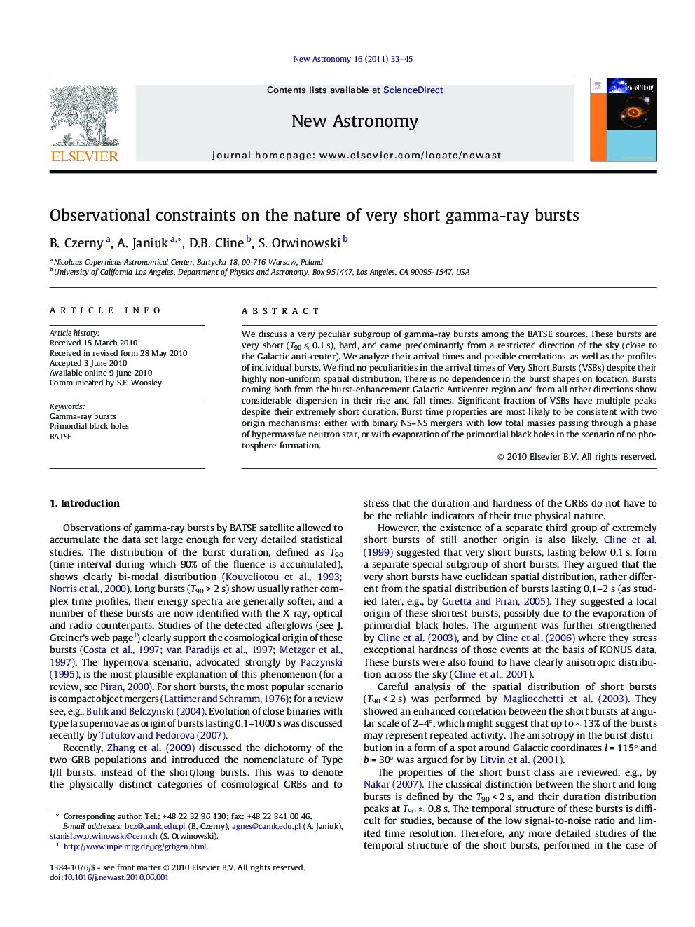 Observational constraints on the nature of very short gamma-ray bursts