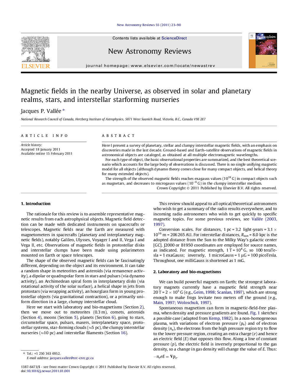 Magnetic fields in the nearby Universe, as observed in solar and planetary realms, stars, and interstellar starforming nurseries