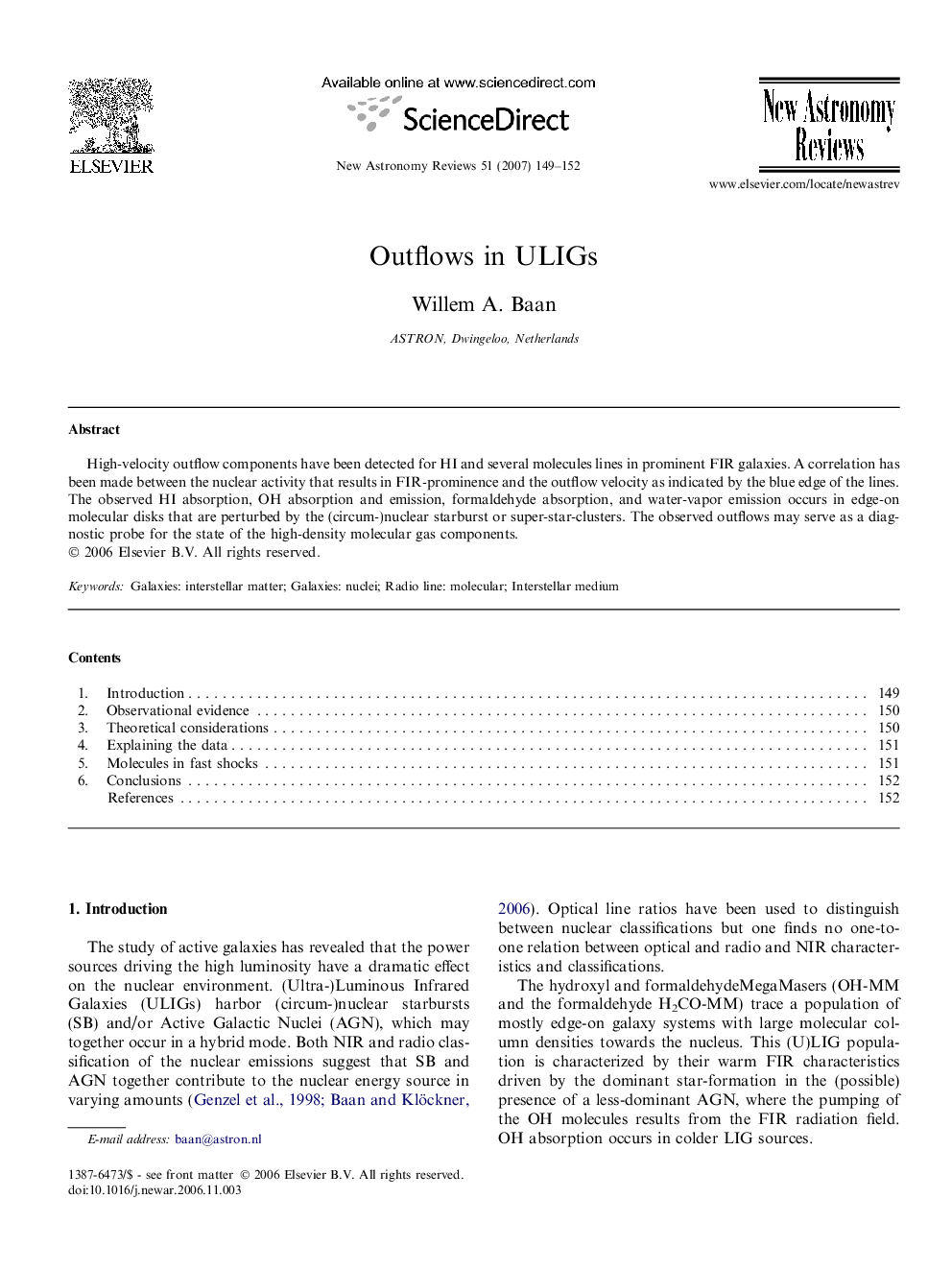 Outflows in ULIGs