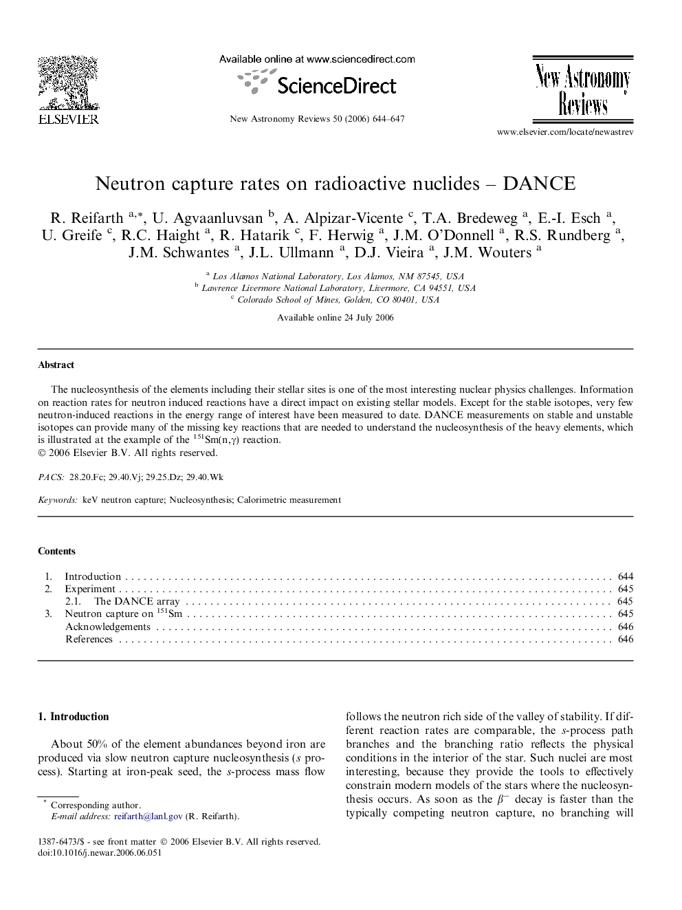 Neutron capture rates on radioactive nuclides – DANCE