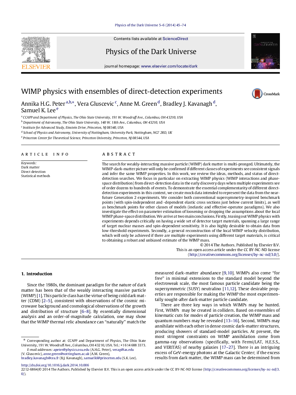 WIMP physics with ensembles of direct-detection experiments