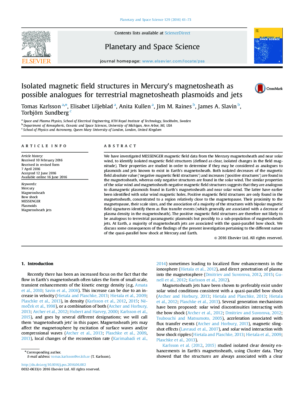 Isolated magnetic field structures in Mercury's magnetosheath as possible analogues for terrestrial magnetosheath plasmoids and jets