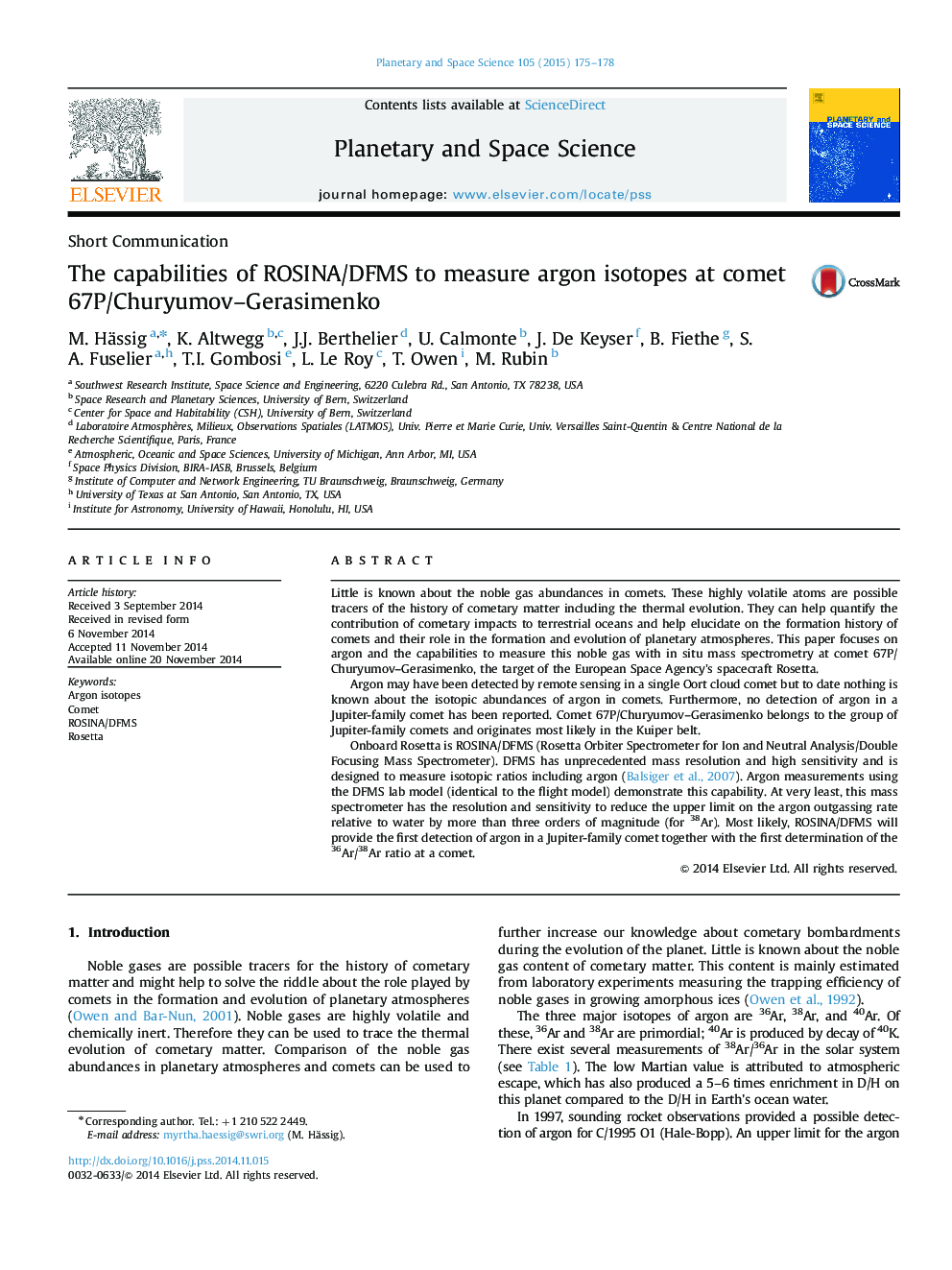 The capabilities of ROSINA/DFMS to measure argon isotopes at comet 67P/Churyumov–Gerasimenko