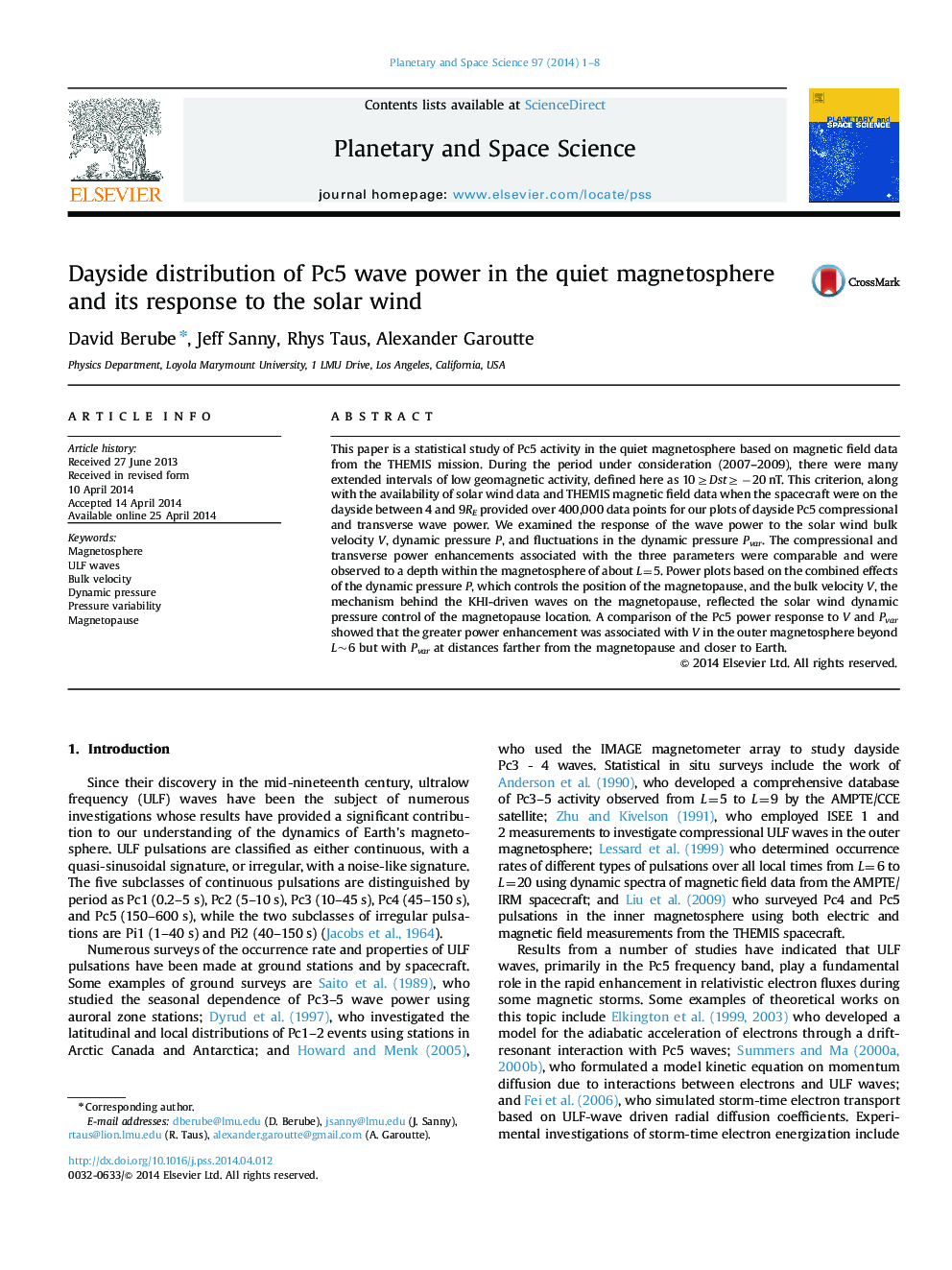 Dayside distribution of Pc5 wave power in the quiet magnetosphere and its response to the solar wind