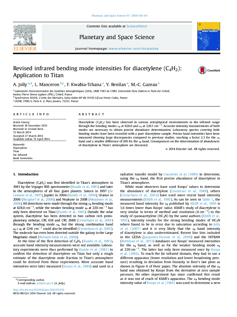 Revised infrared bending mode intensities for diacetylene (C4H2): Application to Titan