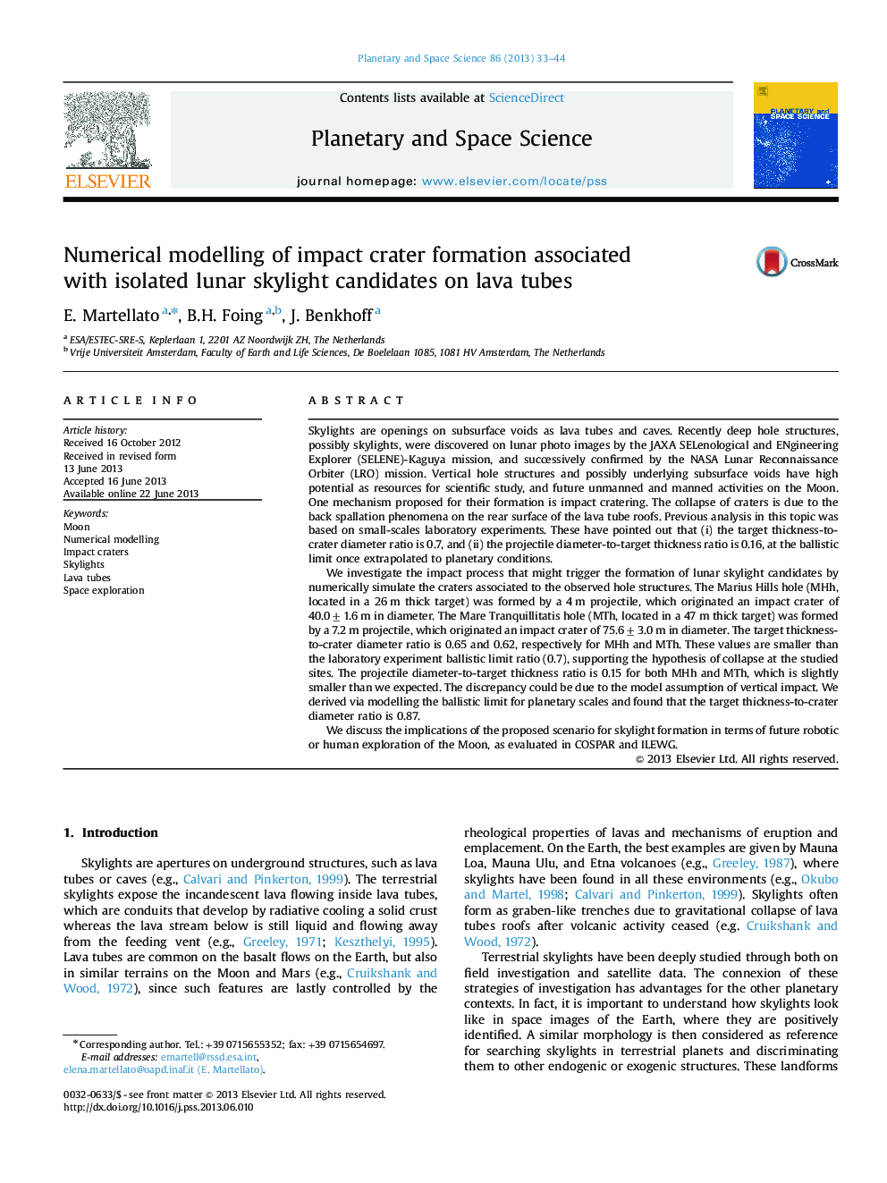 Numerical modelling of impact crater formation associated with isolated lunar skylight candidates on lava tubes