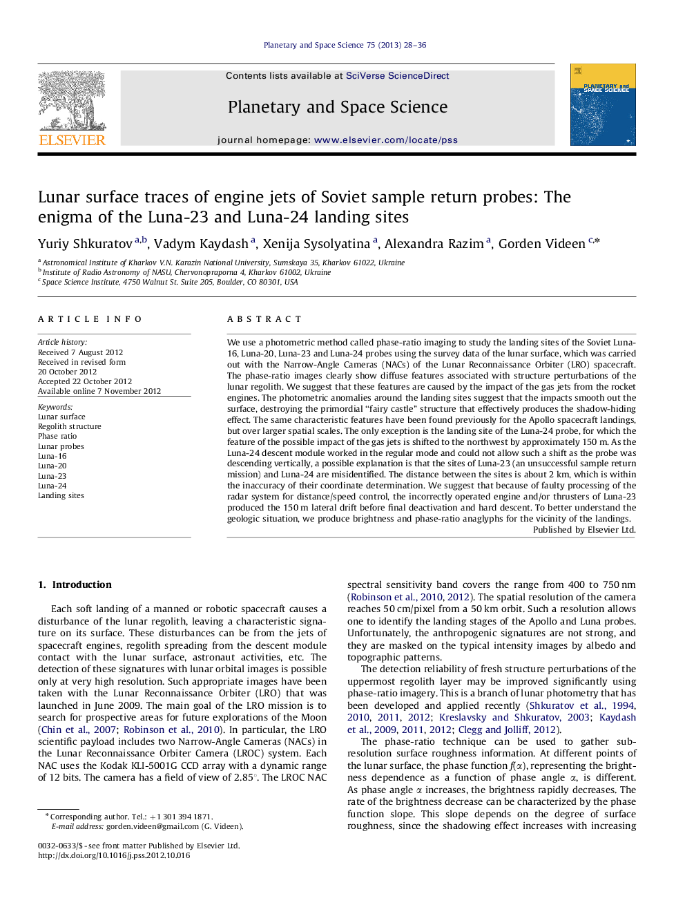 Lunar surface traces of engine jets of Soviet sample return probes: The enigma of the Luna-23 and Luna-24 landing sites