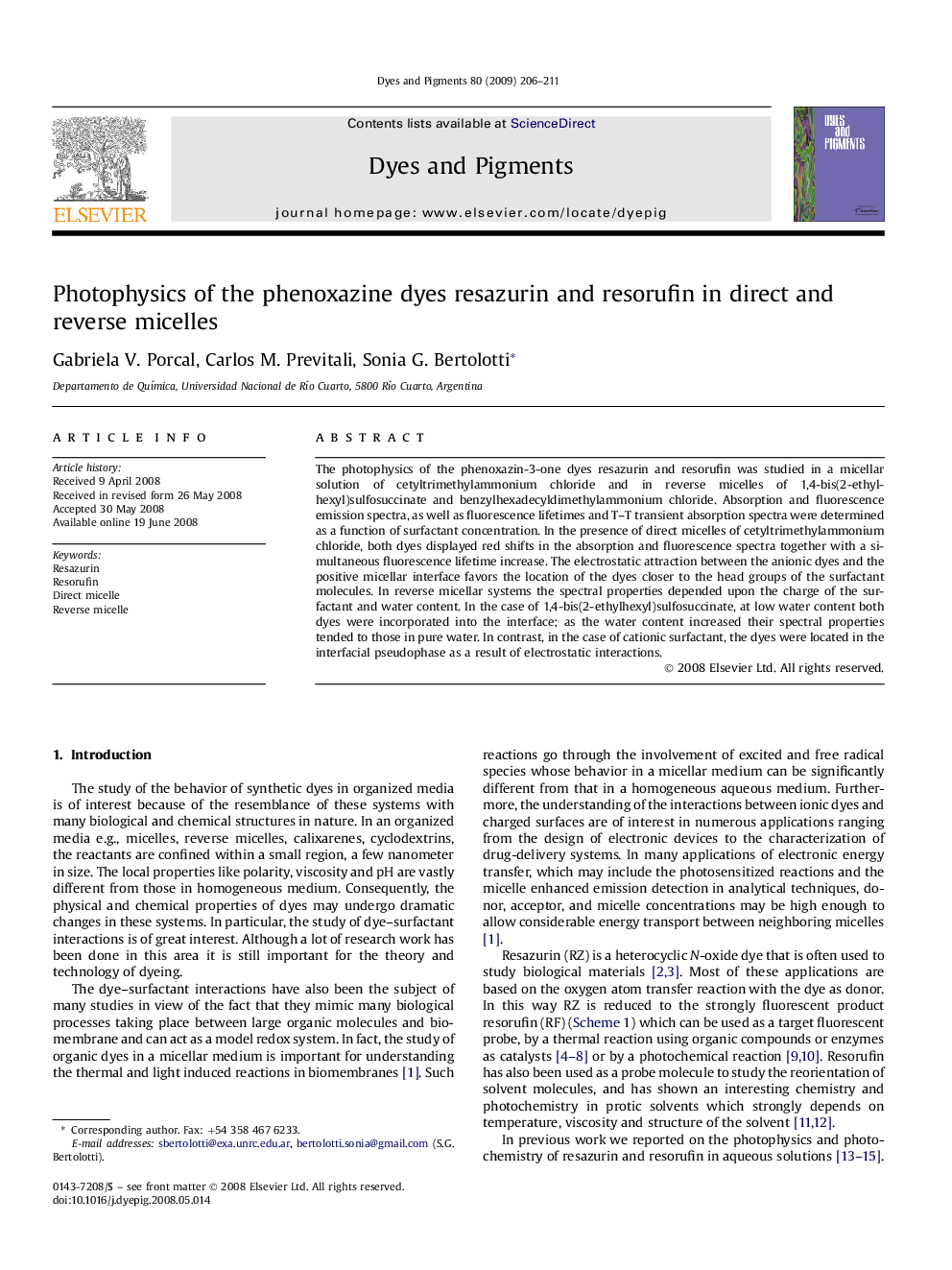 Photophysics of the phenoxazine dyes resazurin and resorufin in direct and reverse micelles