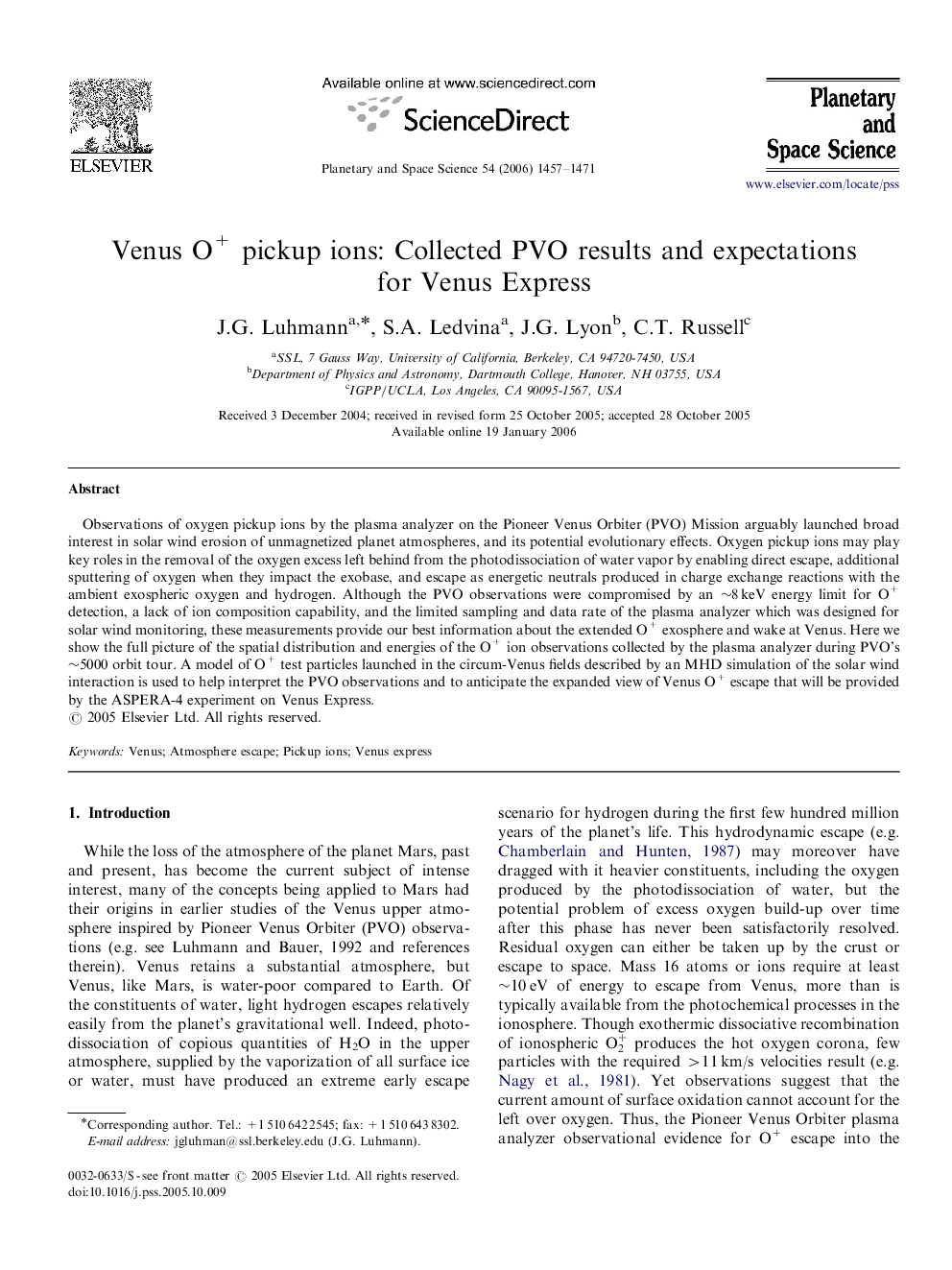 Venus O+ pickup ions: Collected PVO results and expectations for Venus Express