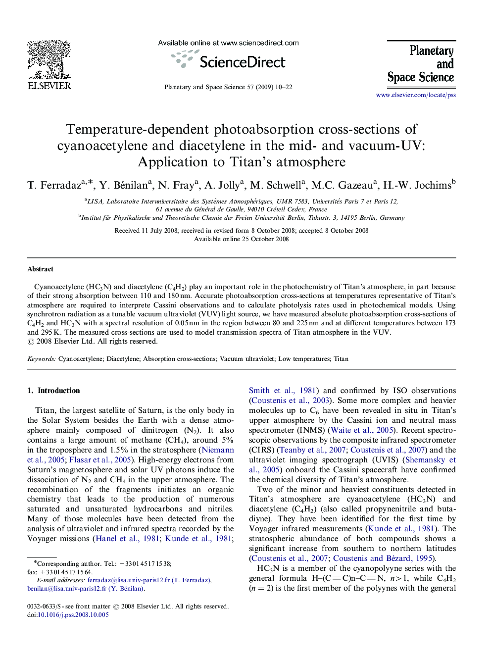 Temperature-dependent photoabsorption cross-sections of cyanoacetylene and diacetylene in the mid- and vacuum-UV: Application to Titan's atmosphere