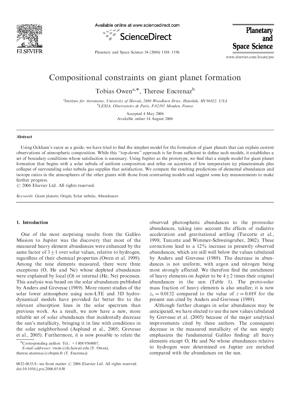Compositional constraints on giant planet formation