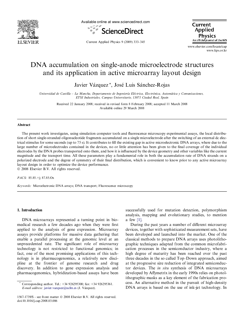 DNA accumulation on single-anode microelectrode structures and its application in active microarray layout design