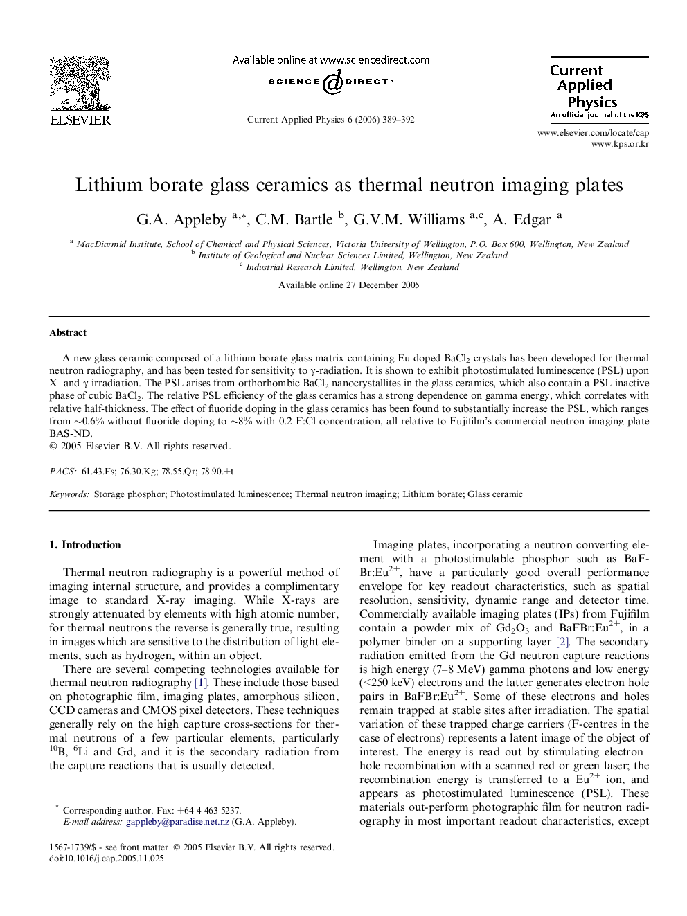 Lithium borate glass ceramics as thermal neutron imaging plates
