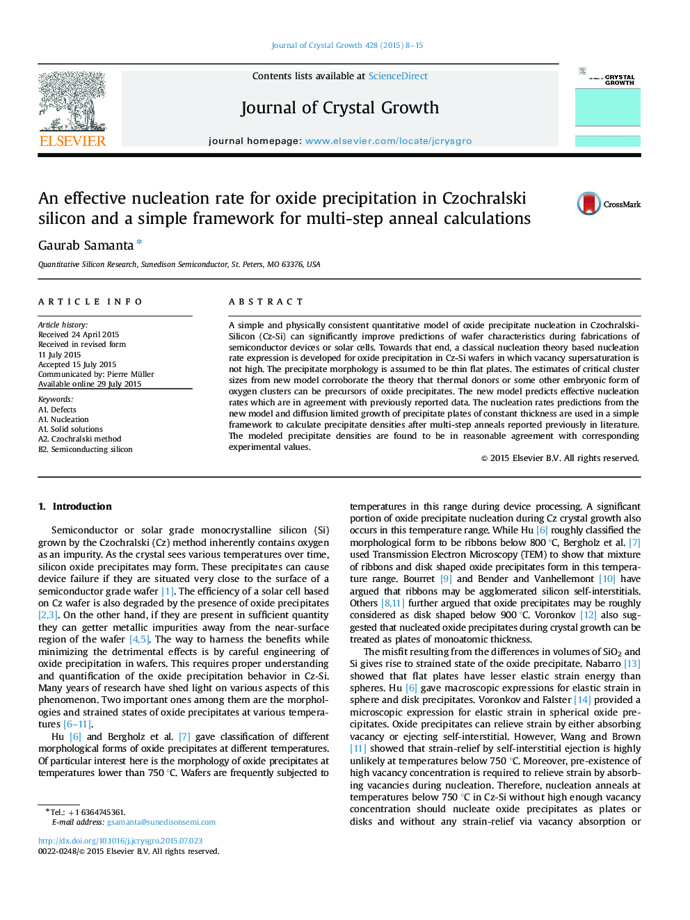 An effective nucleation rate for oxide precipitation in Czochralski silicon and a simple framework for multi-step anneal calculations