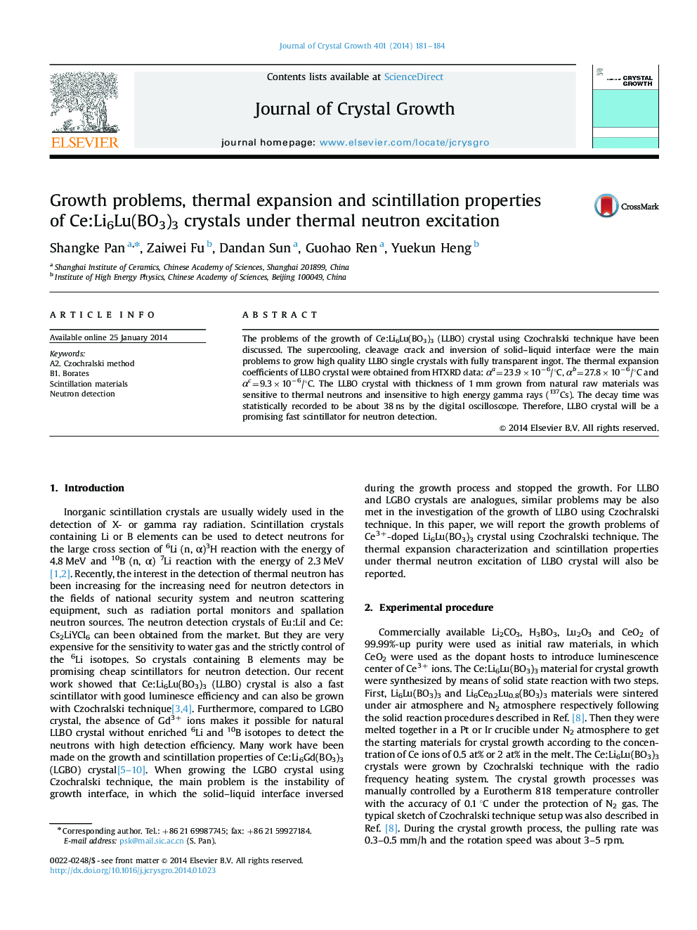 Growth problems, thermal expansion and scintillation properties of Ce:Li6Lu(BO3)3 crystals under thermal neutron excitation