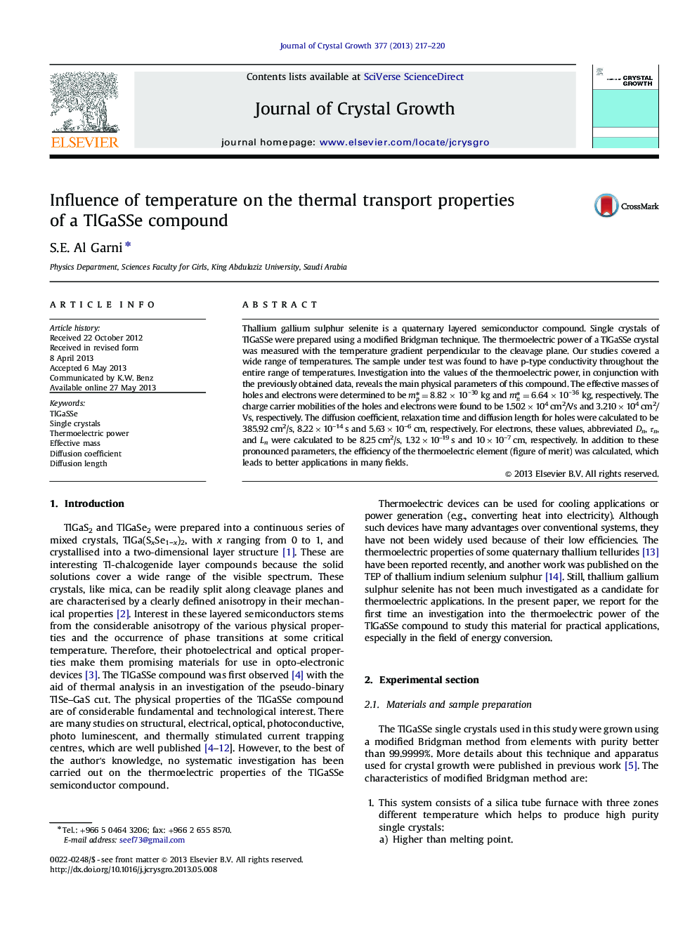 Influence of temperature on the thermal transport properties of a TlGaSSe compound