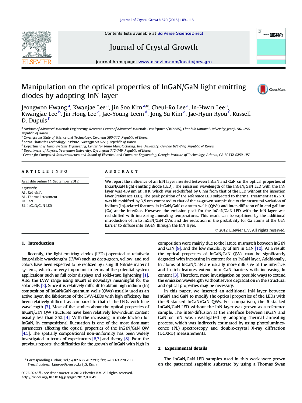 Manipulation on the optical properties of InGaN/GaN light emitting diodes by adopting InN layer